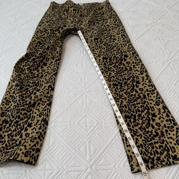 J. Crew Kick Out Crop Leopard Print Pants Size 28 - Picture 6 of 11